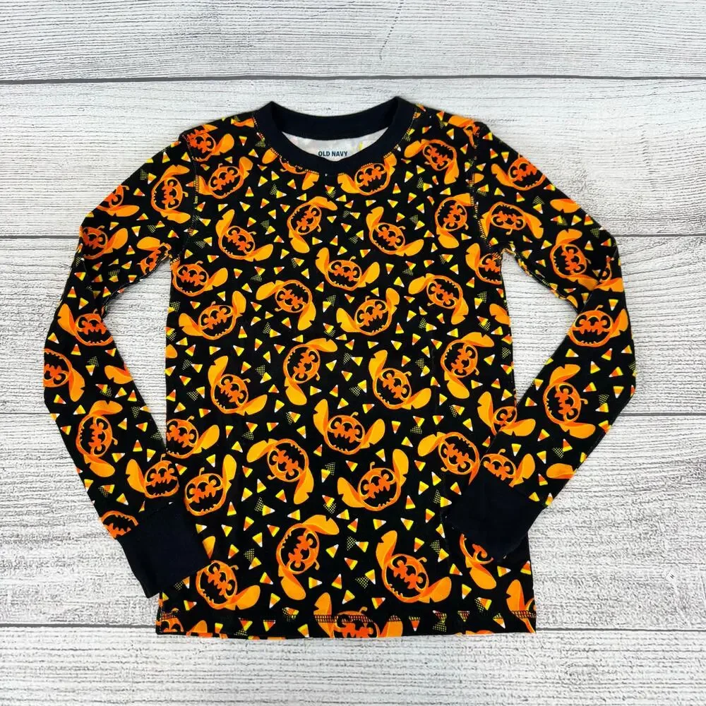 Old Navy x Disney Halloween Stitch Graphic Matching Pajama Set Size Large/10